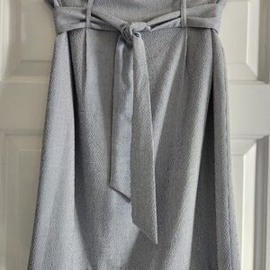 Adorable Navy and White Striped Skirt!